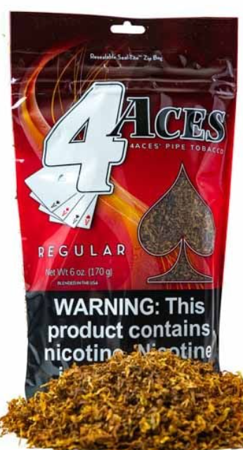 4 ACES PIPE TOBACCO REGULAR 6oz