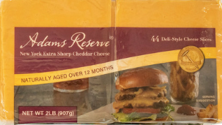 ADAMS RESERVE EXTRA SHARP CHEDDAR CHEESE SLICES 2lbs