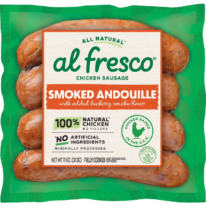 AL FRESCO JUMBO HICKORY SMOKED ANDOUILLE CHICKEN SAUSAGE