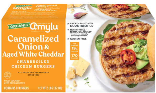 AMYLU CHARBOILED CHICKEN BURGER 2lbs