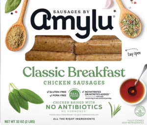 AMYLU CLASSIC BREAKFAST CHICKEN LINKS 2lbs