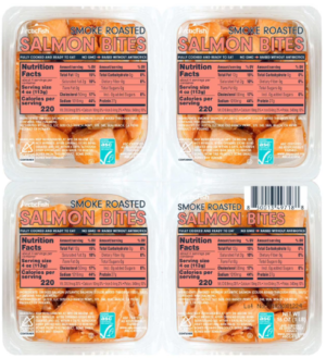 ARTIC FISH SMOKE ROASTED SALMON BITES 1lb