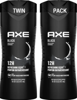 AXE BODY WASH - BLACK - 2PK