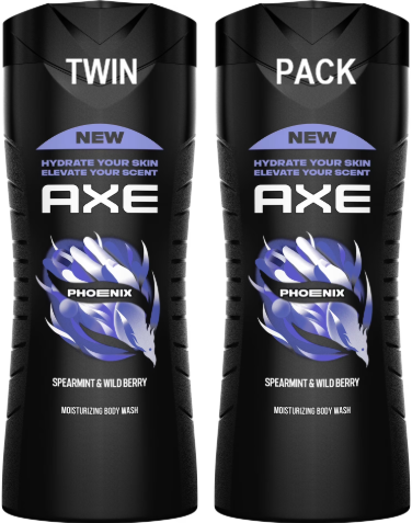 AXE BODY WASH PHOENIX 2PK