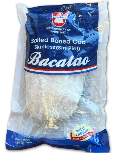 BACALANOR SALTED FISH - BACALAO (COD) 1lb