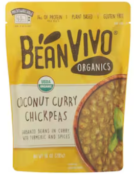BEAN VIVO COCONUT CURRY CHICK PEAS