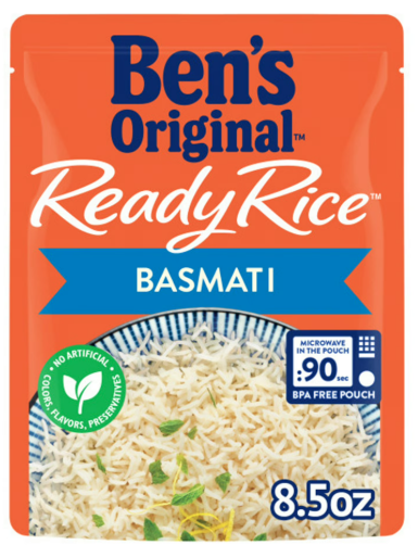 BEN'S ORIGINAL READY RICE BASMATI 8.5oz @ .18 WALMART BEN'S ORIGINAL READY RICE BASMATI