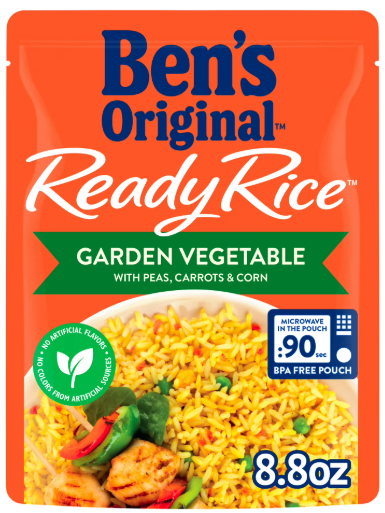 BEN'S ORIGINAL READY RICE GARDEN VEGETABLE