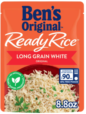 BEN'S ORIGINAL READY RICE LONG GRAIN WHITE