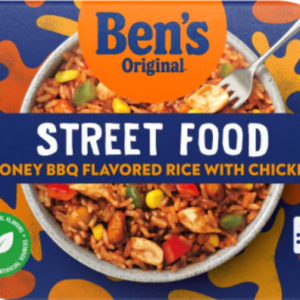 BEN'S ORIGINAL STREET FOOD HONEY BBQ CHICKEN W. RICE