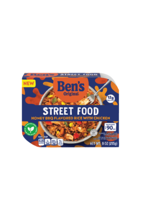 BEN'S ORIGINAL STREET FOOD HONEY BBQ CHICKEN W. RICE