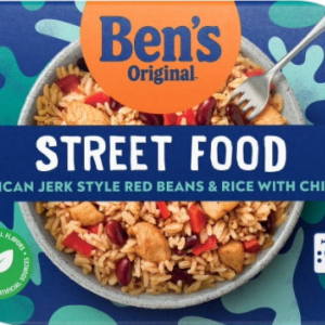BEN'S ORIGINAL STREET FOOD JERK CHICKEN W. BEANS & RICE