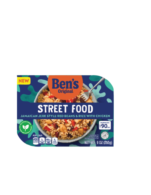 BEN'S ORIGINAL STREET FOOD JERK CHICKEN W. BEANS & RICE