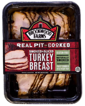 BROOKWOOD FARMS SLICED TURKEY BREAST ROAST 1lb