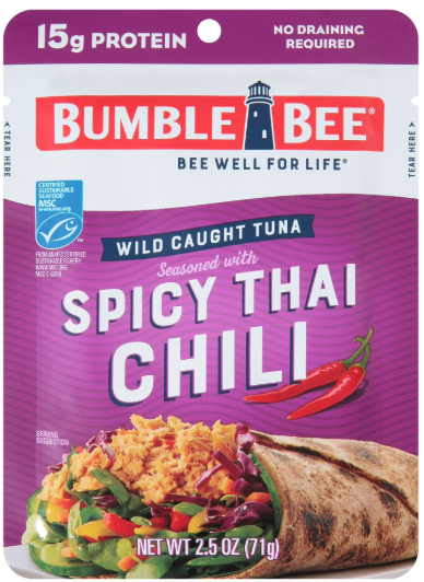 BUMBLE BEE WC TUNA SPICY THAI CHILI 2.5oz .50 @ width=