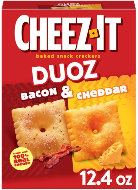 CHEEZ-IT DUOZ BACON & CHEDDAR