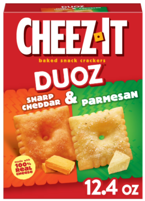 CHEEZ-IT DUOZ SHARP CHEDDAR & PARMESAN