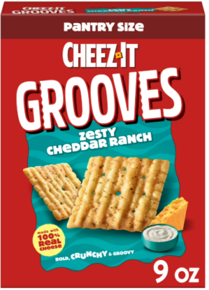 CHEEZ-IT GROOVES ZESTY CHEDDAR RANCH