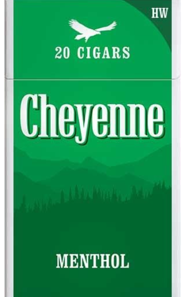 CHEYENNE FILTERED CIGARS 20PK - MENTHOL