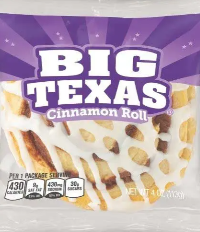 CLOVERHILL BIG TEXAS CINNAMON ROLL