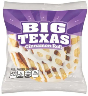 CLOVERHILL BIG TEXAS CINNAMON ROLL