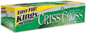 CRISS CROSS 200ct MENTHOL KING SIZE CIGARETTE FILTER TUBES @ .72 SMOKERS OUTLET ONLINE CRISS CROSS 200ct MENTHOL KING SIZE CIGARETTE FILTER TUBES