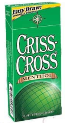 CRISS CROSS FILTERED CIGARS 20ct PK - MENTHOL @ .35 SMOKERS OUTLET ONLINE CRISS CROSS FILTERED CIGARS 20ct PK - MENTHOL