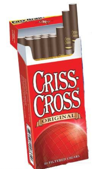 CRISS CROSS FILTERED CIGARS 20ct PK - REGULAR