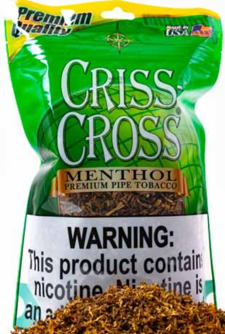 CRISS CROSS PIPE TOBACCO MENTHOL 6oz