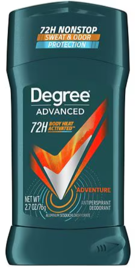 DEGREE FOR MEN ADVANCED PROTECTION ANTIPERSPIRANT - ADVENTURE SCENT
