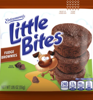 ENTENMANN'S LITTLE BITES FUDGE BROWNIES