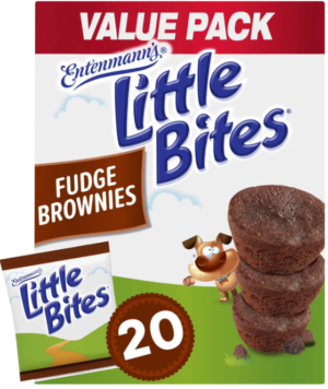 ENTENMANN'S LITTLE BITES FUDGE BROWNIES 20PK