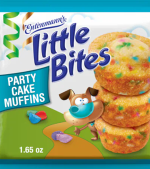 ENTENMANN'S LITTLE BITES PARTY CAKE MINI MUFFINS 1.65oz @ .48 20PK SAMS - TP ENTENMANN'S LITTLE BITES PARTY CAKE MUFFINS