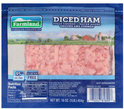 FARMLAND DICED HAM 1lb