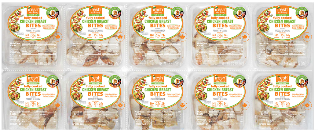FRESH ADDITIONS CHICKEN BREAST BITES 10ct - 2lbs