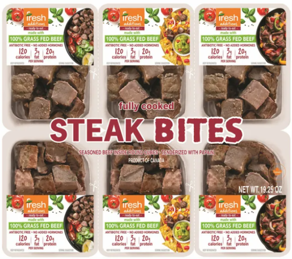 FRESH ADDITIONS SIRLOIN STEAK BITES 19.25oz 6ct @ .44 COSTCO FRESH ADDITIONS SIRLOIN STEAK BITES 6ct - 1.2lbs