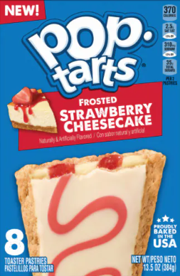 POP-TARTS FROSTED STRAWBERRY CHEESECAKE
