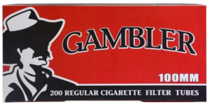 GAMBLER 200ct REGULAR 100mm CIGARETTE FILTER TUBES