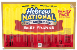 HEBREW NATIONAL BEEF FRANKS 2.23lbs