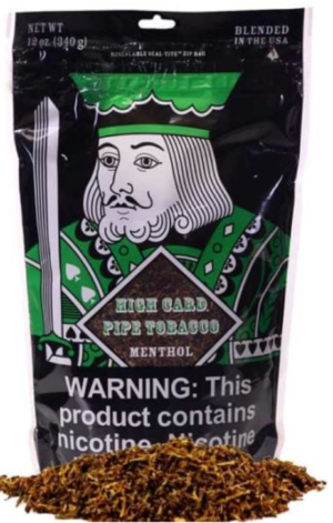 HIGH CARD PIPE TOBACCO MENTHOL 12oz