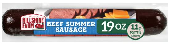 HILLSHIRE FARM BEEF SUMMER SAUSAGE 1.2lbs
