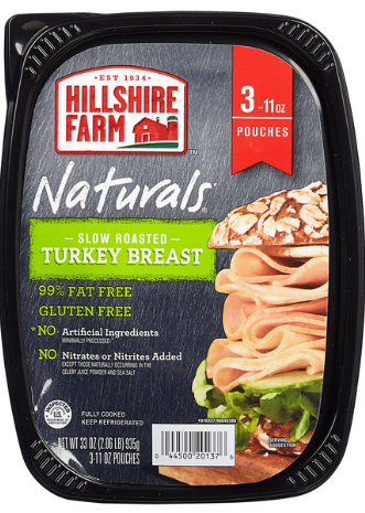 HILLSHIRE FARM NATURALS ROASTED TURKEY BREAST 2.06lbs