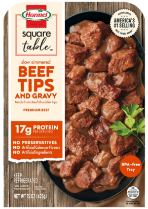 HORMEL BEEF TIPS & GRAVY 15oz @ .28 WALMART HORMEL BEEF TIPS & GRAVY