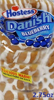 HOSTESS DANISH BLUEBERRY & CREAM CHEESE
