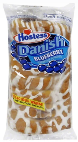 HOSTESS DANISH BLUEBERRY & CREAM CHEESE