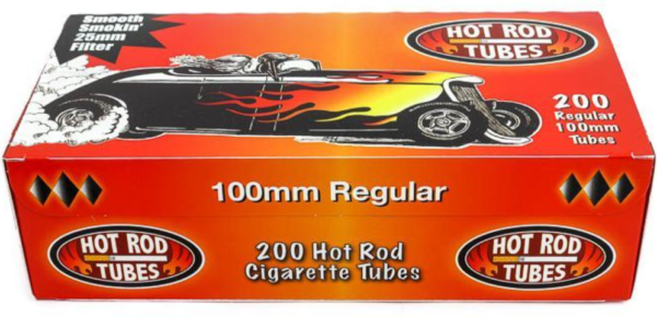HOT ROD 200ct REGULAR 100mm CIGARETTE FILTER TUBES