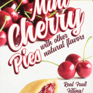 JJ'S BAKERY GLAZED MINI CHERRY PIE
