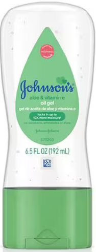JOHNSON'S MOISTURIZING OIL GEL - ALOE VERA & VITAMIN E
