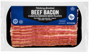 KG HICKORY SMOKED BEEF BACON 10oz @ .99 KROGER KG HICKORY SMOKED BEEF BACON