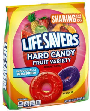 LIFESAVERS FRUIT VARIETY HARD CANDY BAG